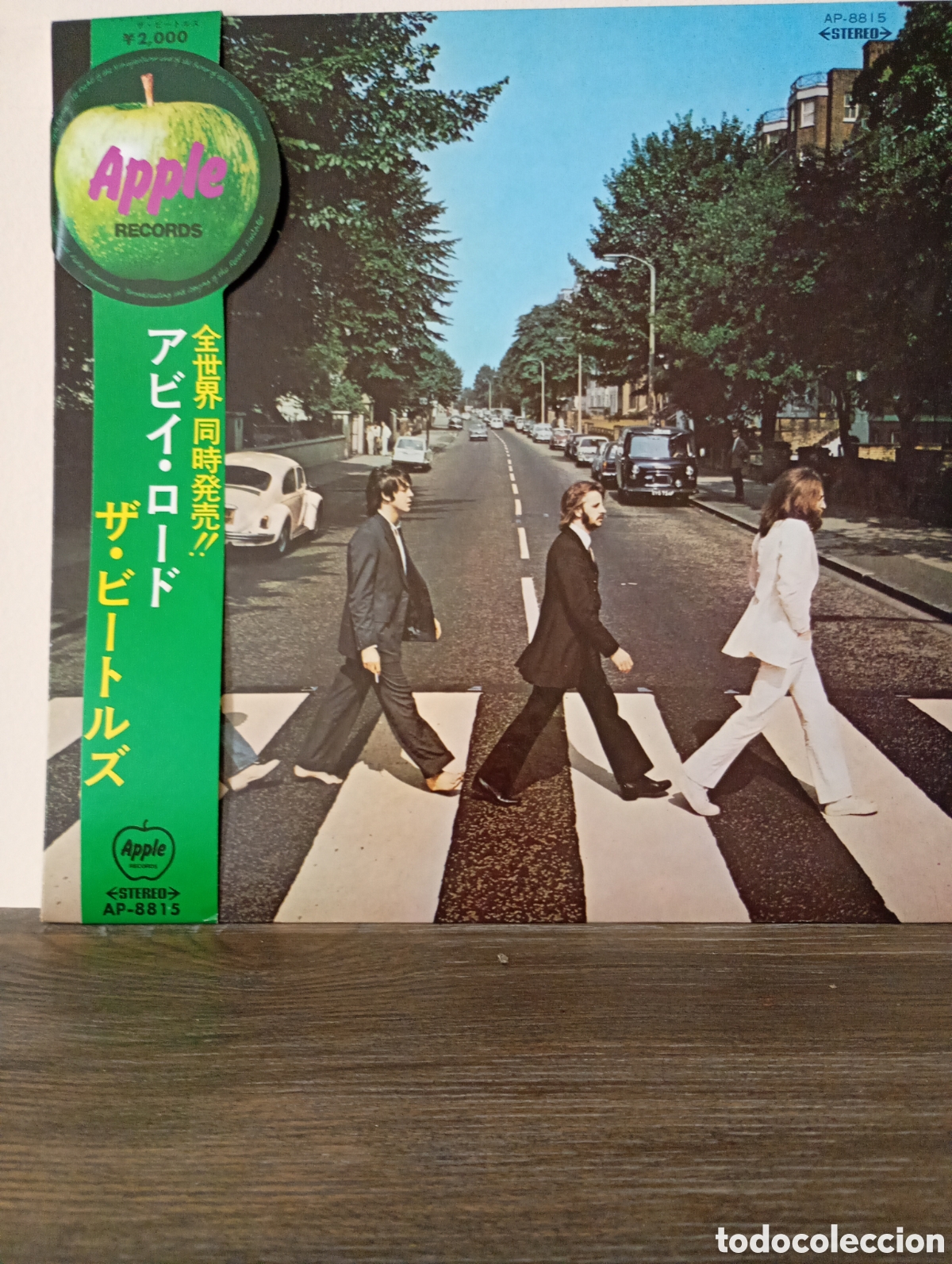 Discos de vinilo: The Beatles, Abbey Road AP-8815. Made in Japan con Obi y inserto.