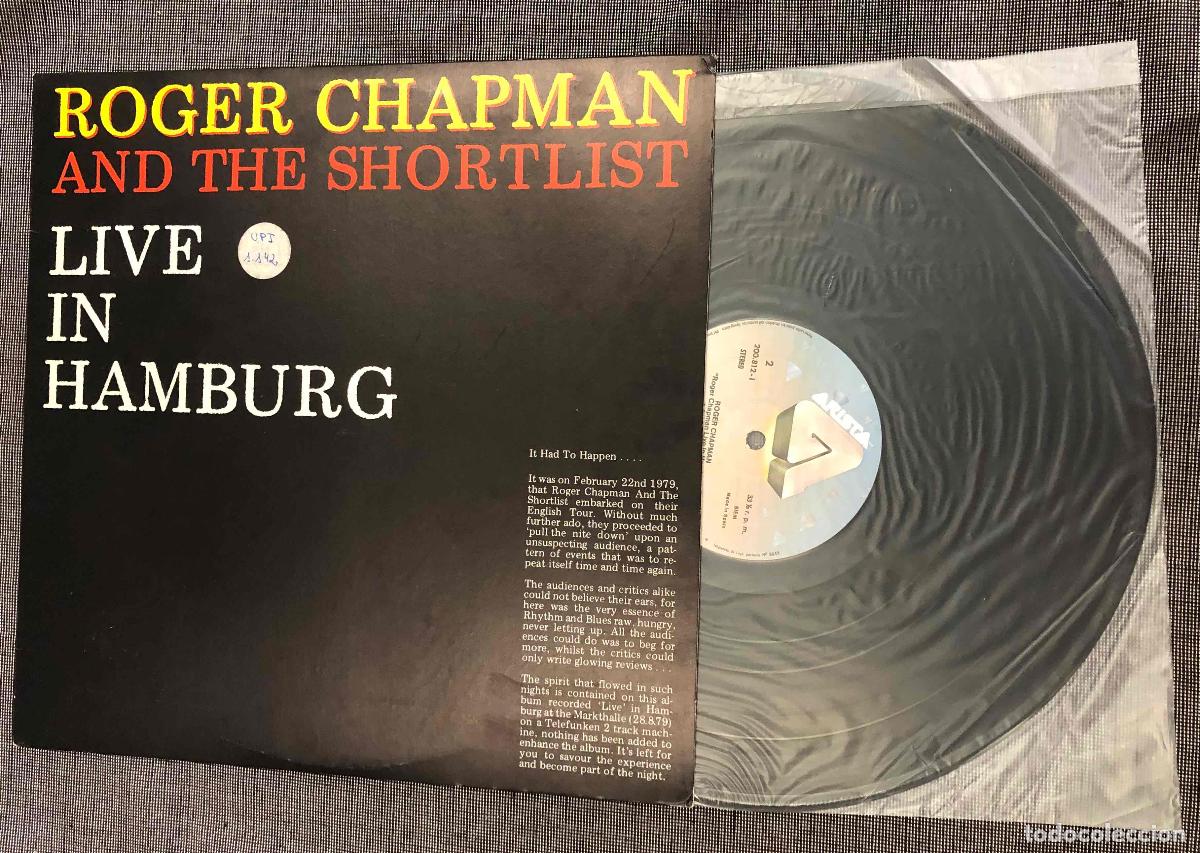 Discos de vinilo: LP ROGER CHAPMAN AND THE SHORTLIST LIVE IN HAMBURG. ARISTA 1980