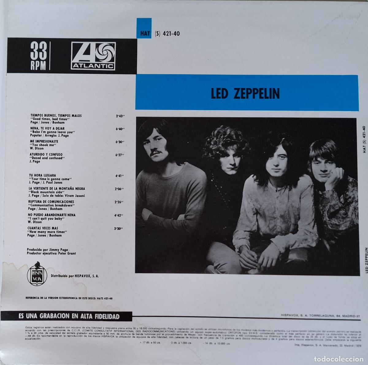 Discos de vinilo: Led Zeppelin &ndash; Led Zeppelin - Foto 2