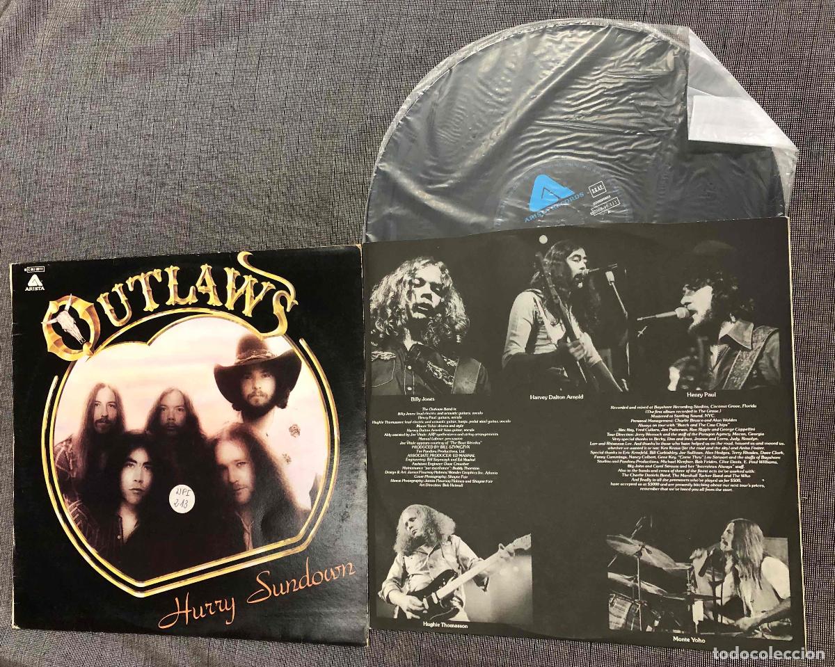 Discos de vinilo: LP OUTLAWS HURRY SUNDOWN. EMI-ODEON 1977