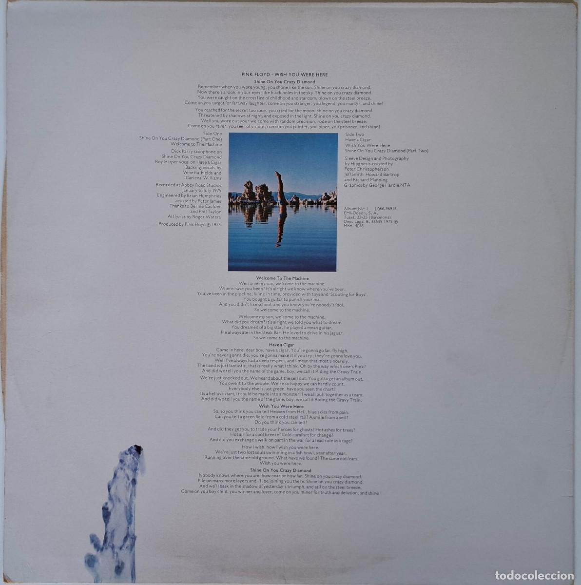 Discos de vinilo: Pink Floyd &ndash; Wish You Were Here - Foto 2