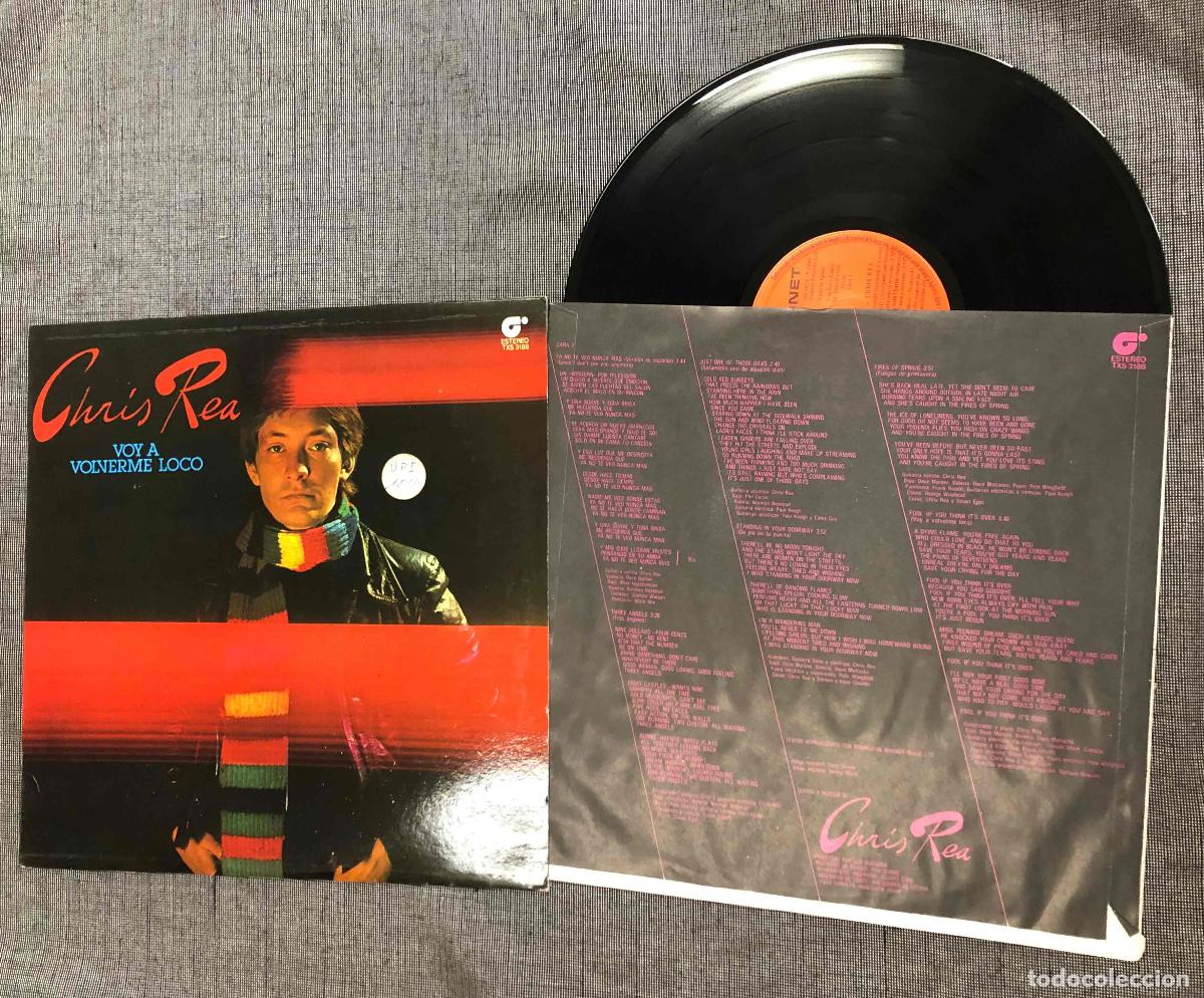 Discos de vinilo: LP CHRIS REA. VOY A VOLVERME LOCO. MAGNET RECORDS 1978