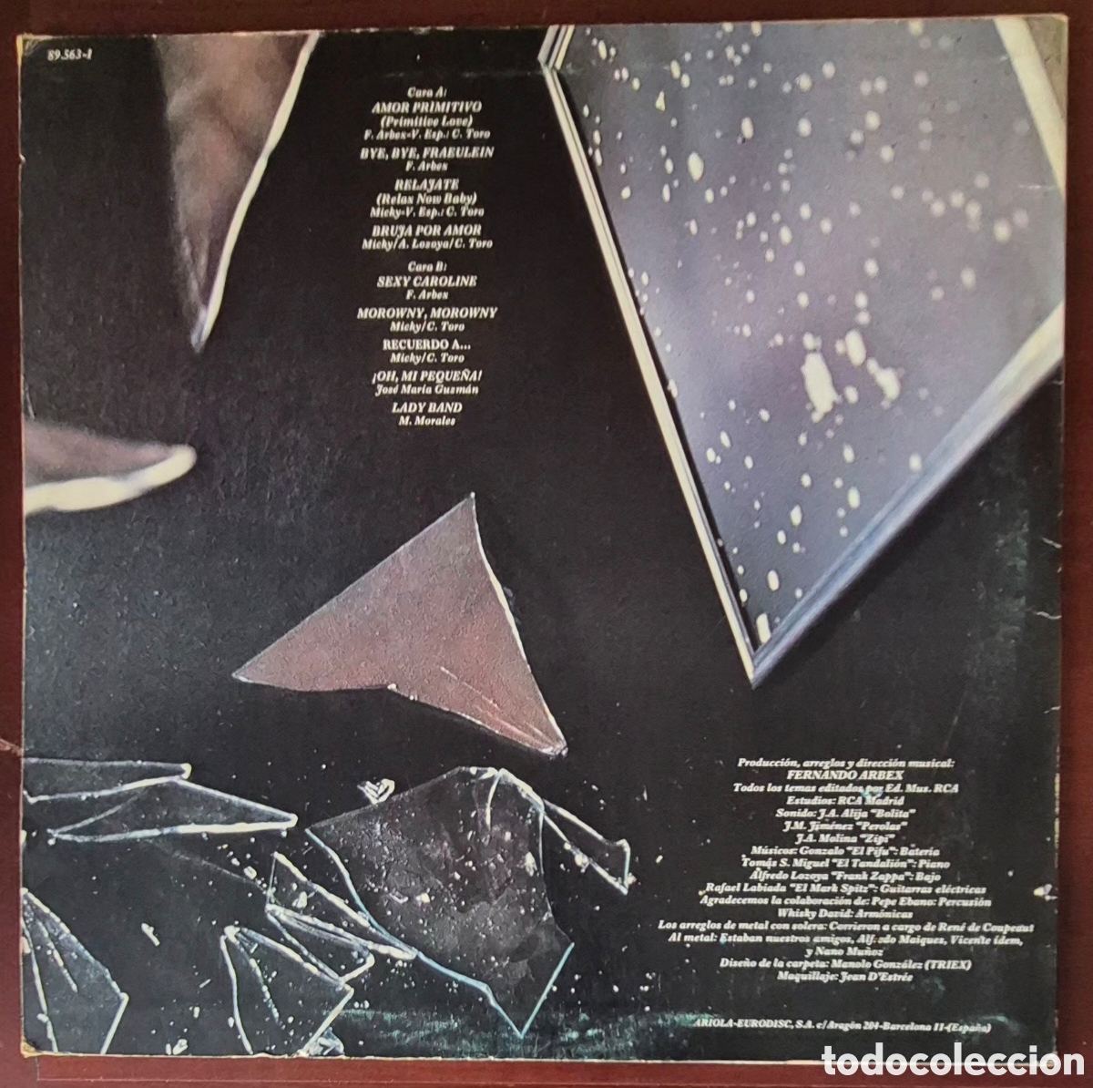 Discos de vinilo: LP - MICKY - MICKYMORFOSIS - 1975 ESPA&Ntilde;A - Foto 2