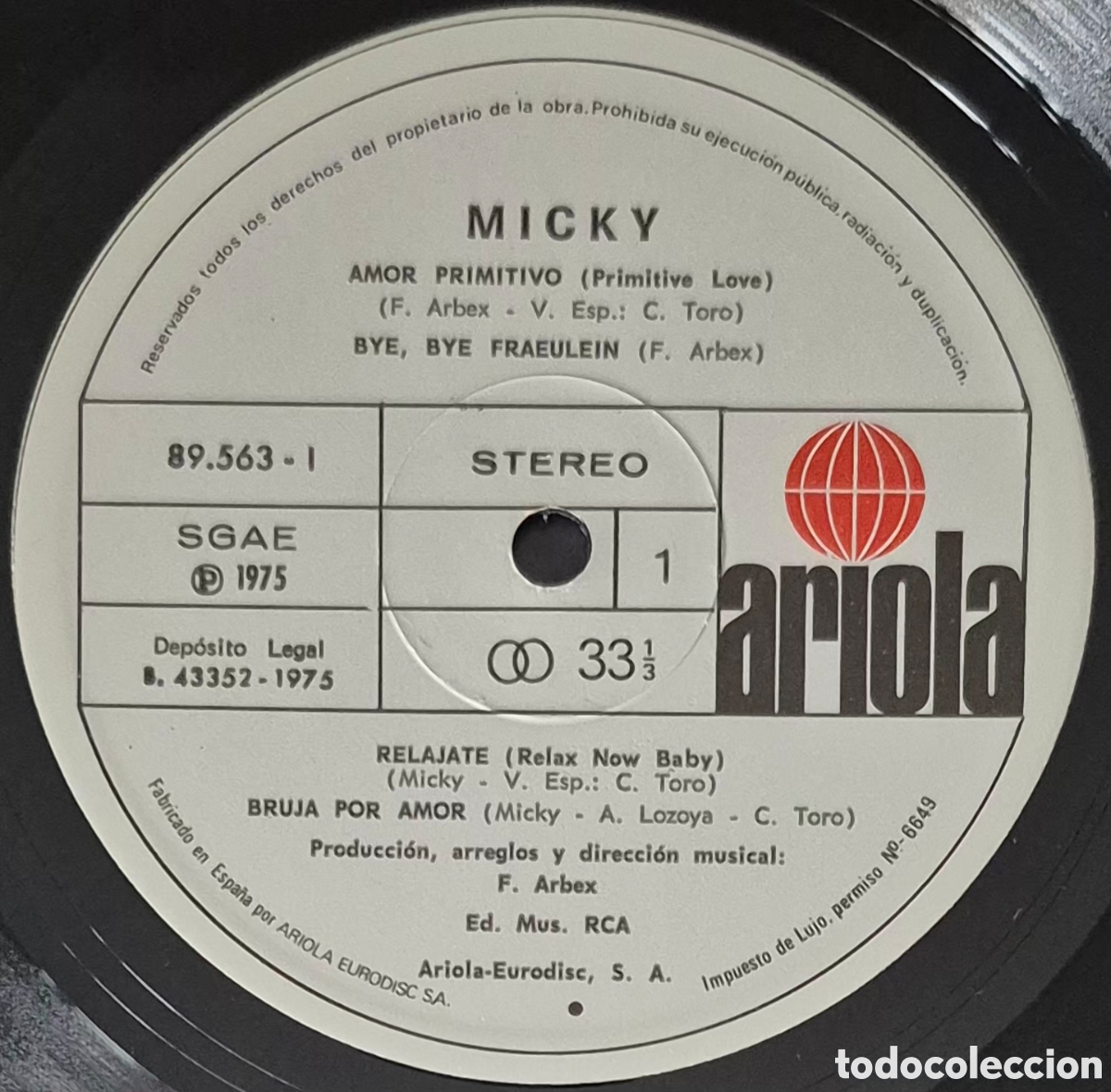 Discos de vinilo: LP - MICKY - MICKYMORFOSIS - 1975 ESPA&Ntilde;A - Foto 4