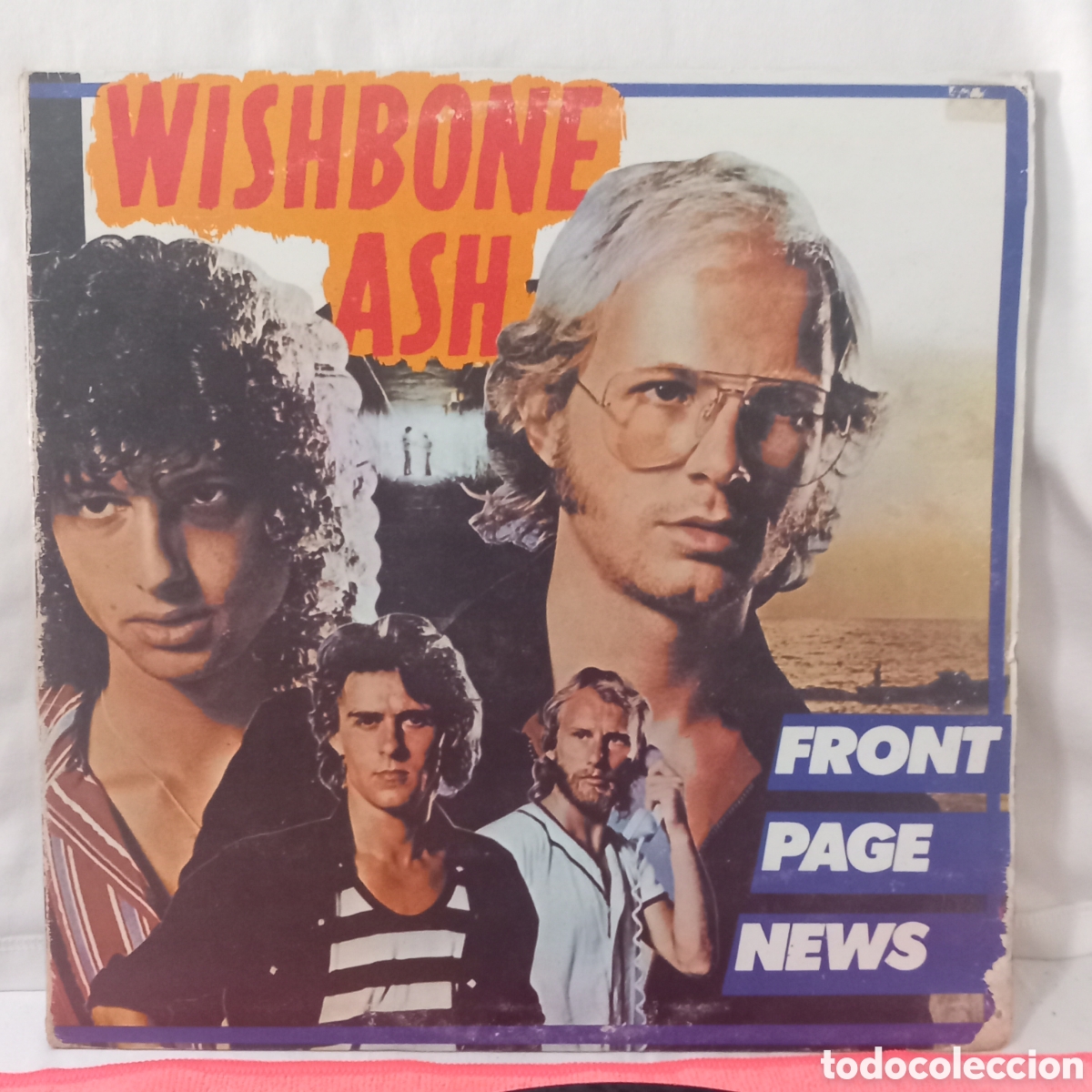Discos de vinilo: LP WISHBONE ASH-FRONT PAGE NEWS(1980 SPAIN MCA records)VINILO COMO NUEVO
