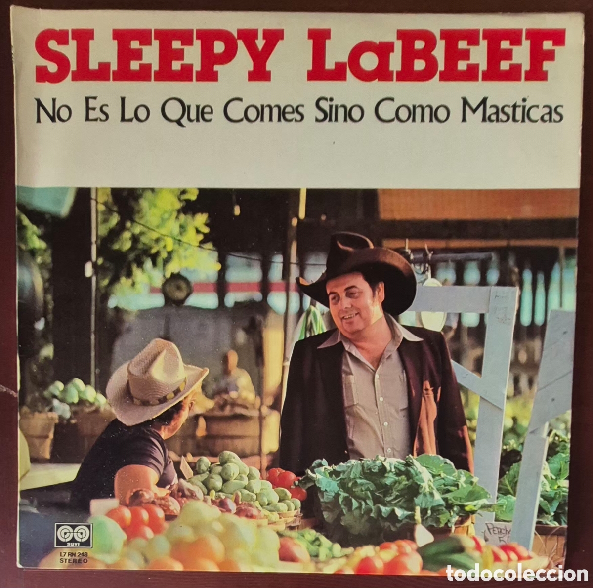 Discos de vinilo: LP - SLEEPY LABEEF - NO ES LO QUE COMES SINO COMO MASTICAS - 1981 ESPA&Ntilde;A