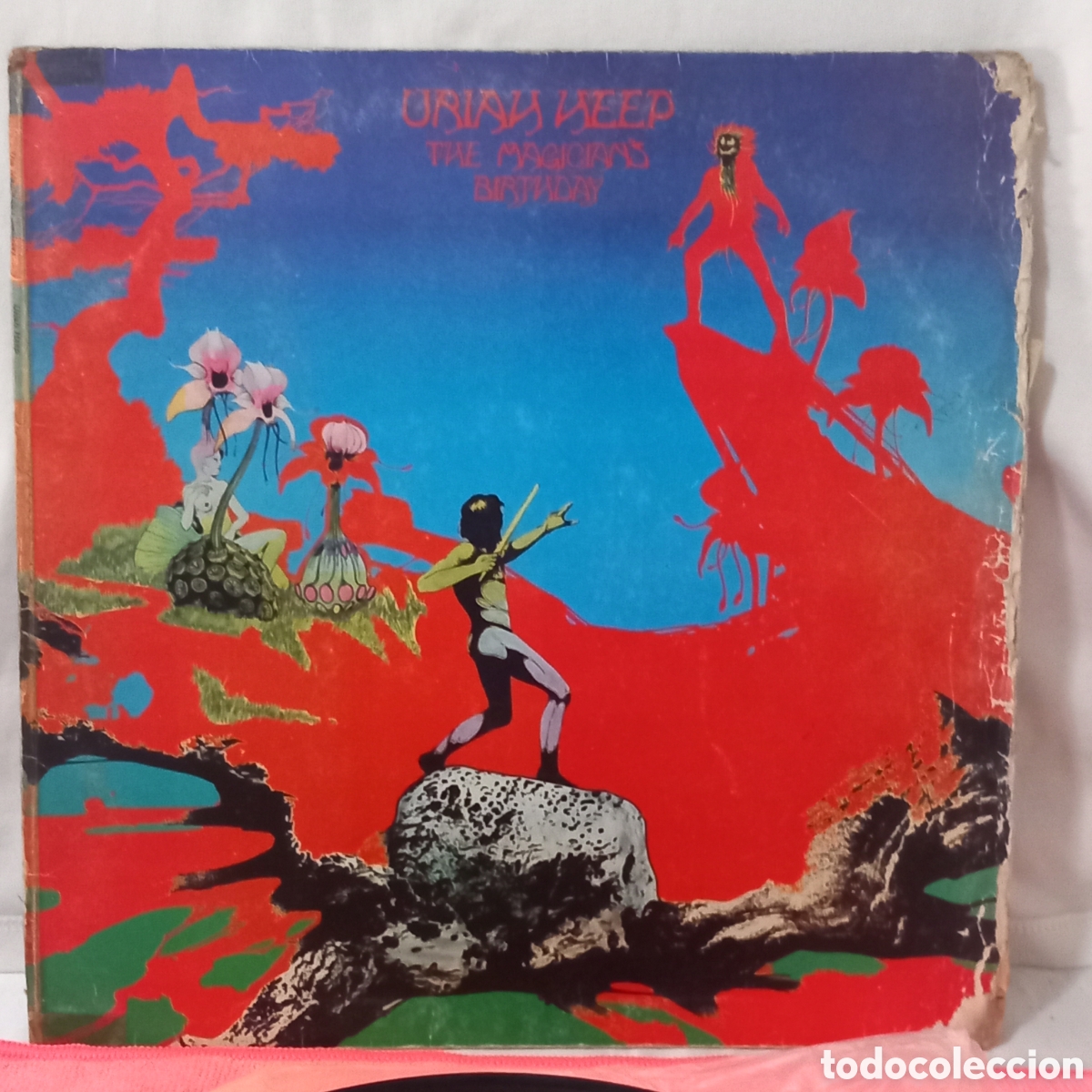 Discos de vinilo: LP URIAH HEEP-THE MAGICIAN'S BIRTHDAY(1973 SPAIN ISLAND)VINILO EXCELENTE ESTADO
