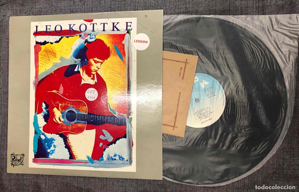 Discos de vinilo: LP LEO KOTTKE. LENNON. RABEL CHRYSALIS 1981. INCLUYE FOLLETO INFORMATIVO