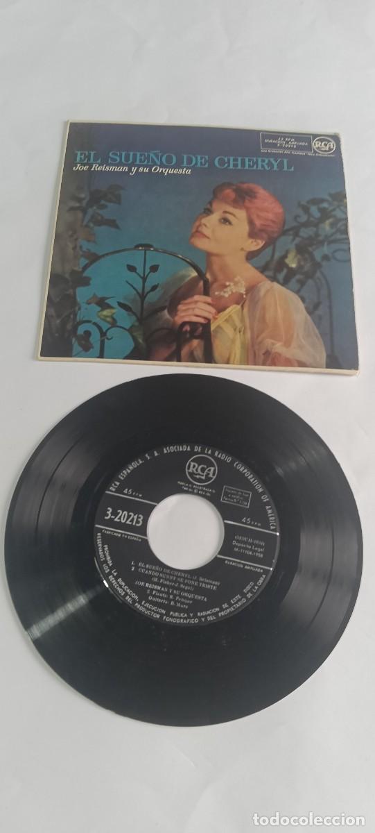 Discos de vinilo: Disco vinilo single 7'' EP Joe Reisman y su Orquesta El sue&ntilde;o de Cheryl RCA 3-20213