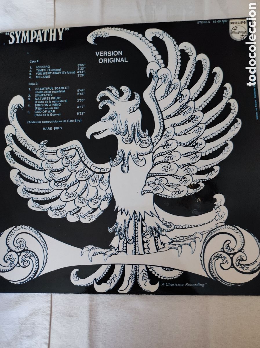 Discos de vinilo: RARE BIRD - SYMPATHY (1970) - Foto 2