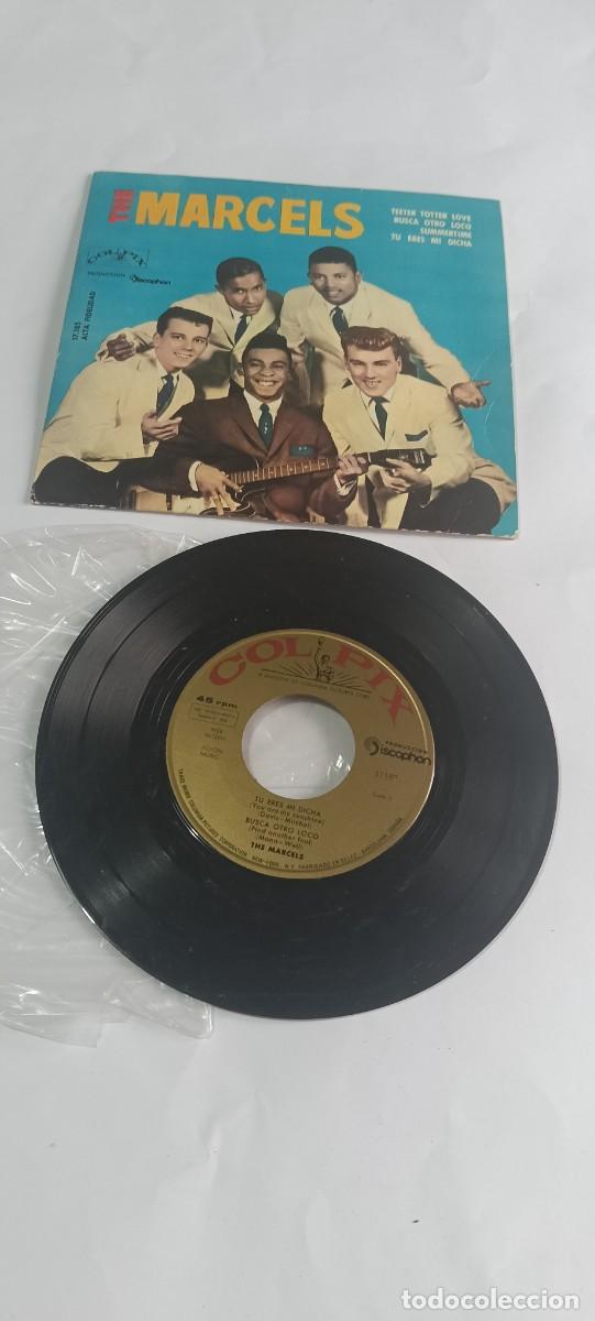 Discos de vinilo: Disco vinilo single 7'' EP The Marcels Summertime Teeter Totter Love Colpix Discophon 17185