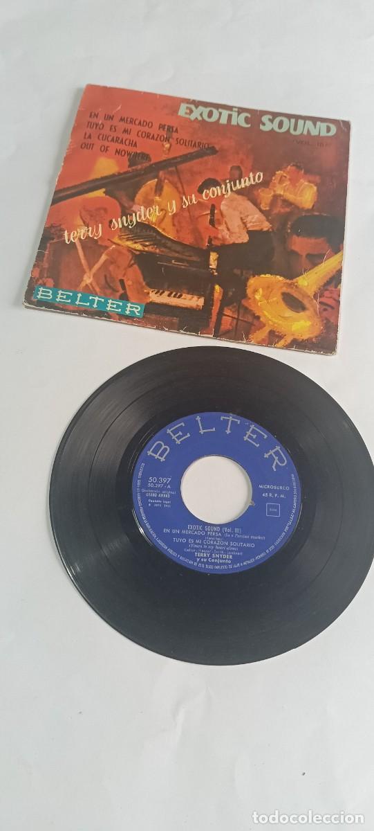 Discos de vinilo: Disco vinilo single 7'' EP Terry Snyder y su conjunto Exotic Sound Vol III Belter 50397