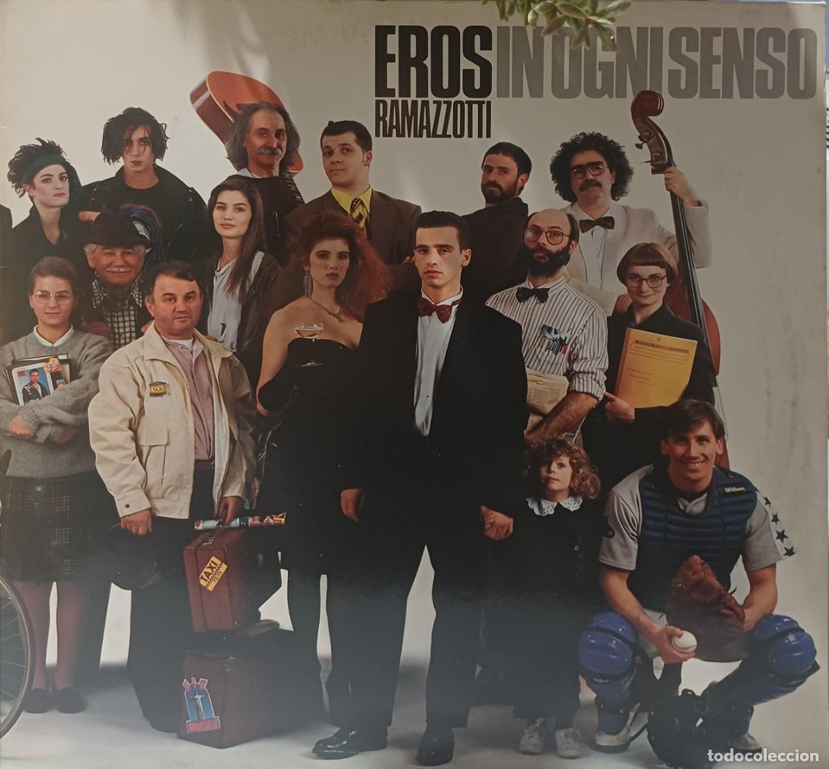 Discos de vinilo: LP - Eros Ramazzotti - In Ogni Senso - Italia 1990