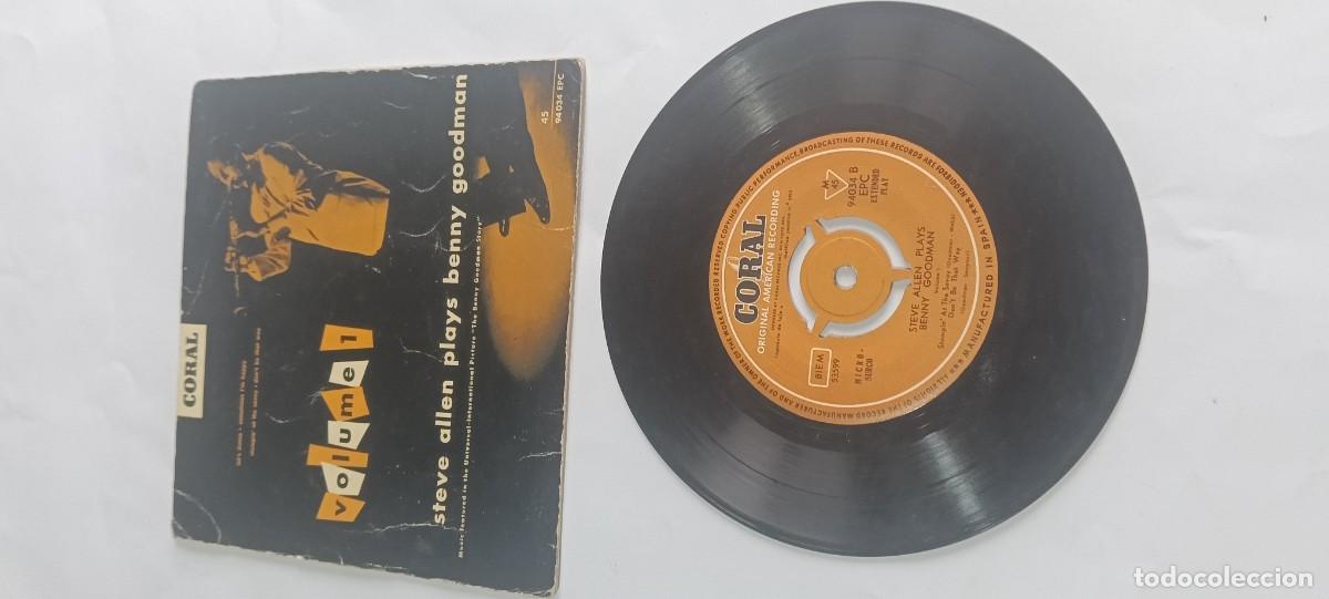 Discos de vinilo: Disco vinilo single 7'' EP Steve Allen plays Benny Goodman Vol 1 Coral 94034 EPC