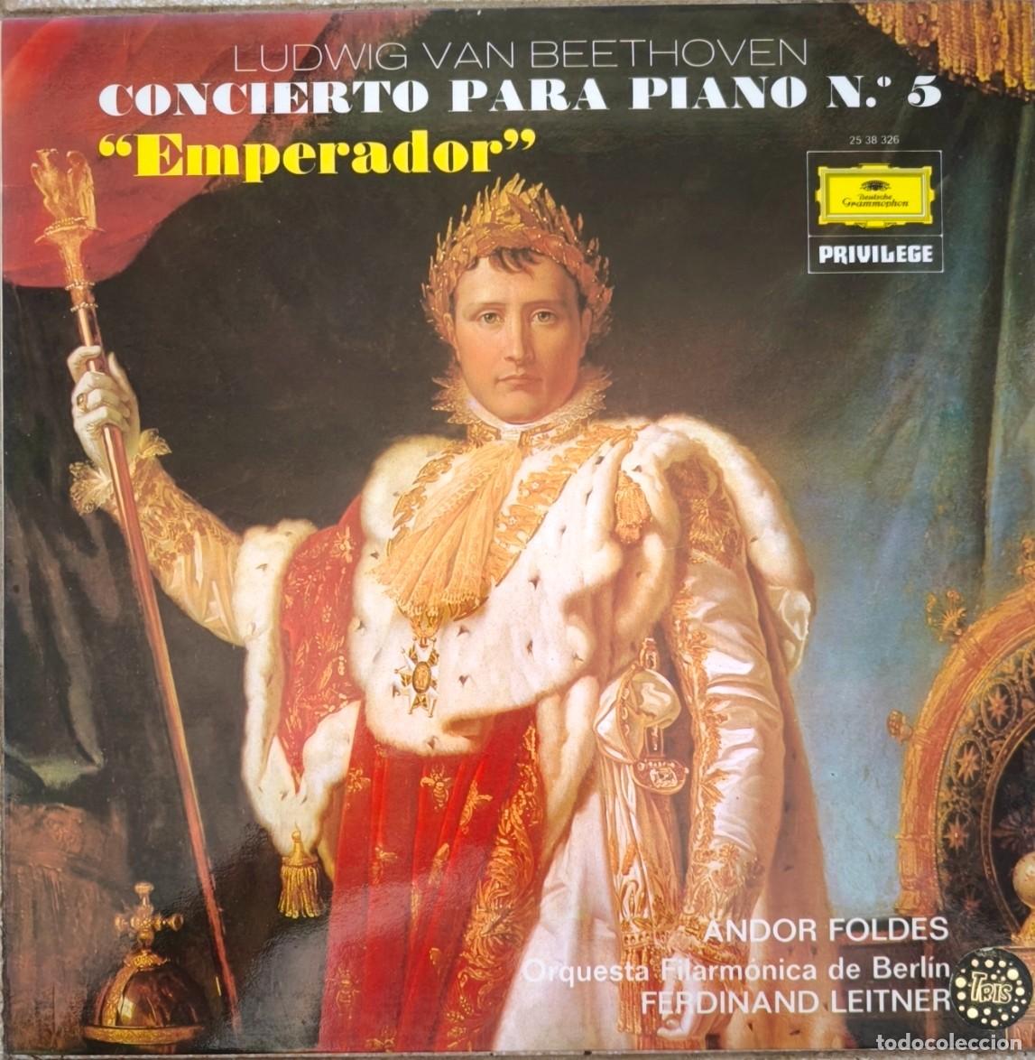 Discos de vinilo: Ludwig van Beethoven: Concierto Para Piano N&ordm; 5 &rdquo;Emperador&rdquo;