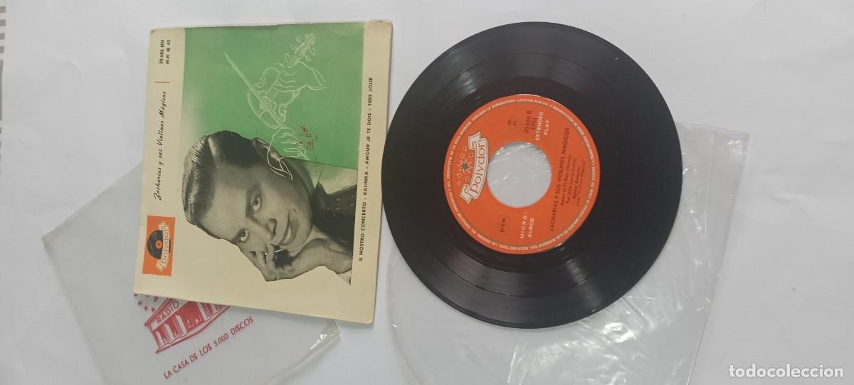 Discos de vinilo: Disco vinilo single 7'' EP Zacharias y sus Violines M&aacute;gicos Il Nostro Concerto Polydor 20686 EPH