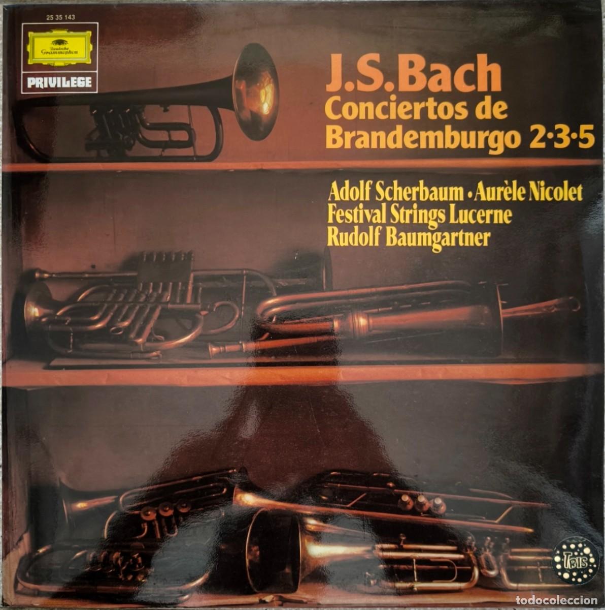 Discos de vinilo: J.S. Bach: Conciertos de Brandemburgo 2.3.5