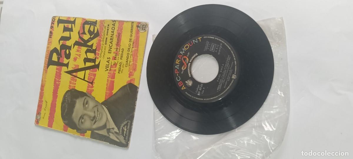 Vinyl records: Disco vinilo single 7'' EP Paul Anka Velas encarnadas Tu eres mi destino ABC Paramount Hispavox HP 9