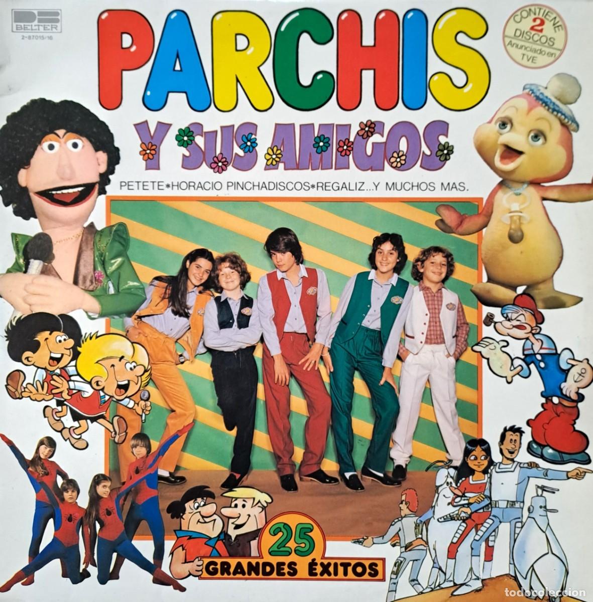Discos de vinilo: LPs PARCHIS Y SUS AMIGOS, PETETE, HORACIO, REGALIZ..... DOS DISCOS. LP-VARIOS-608