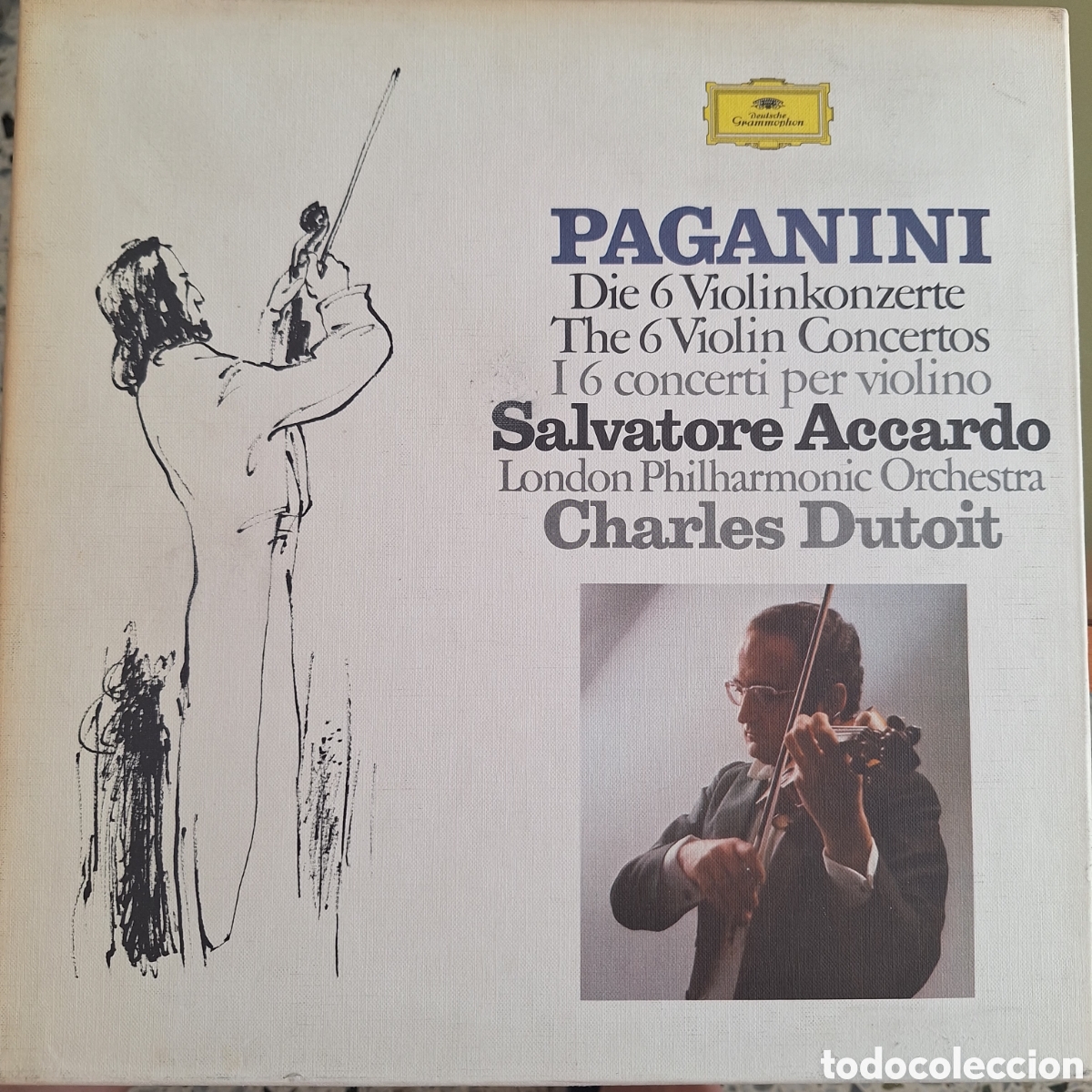 Discos de vinilo: Caja The 6 Violin Concertos. Paganini