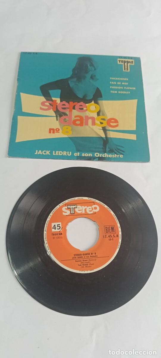Discos de vinilo: Disco vinilo single 7'' EP Jack Ledru Stereo Danse No 8 Teppaz 17.45.S.8