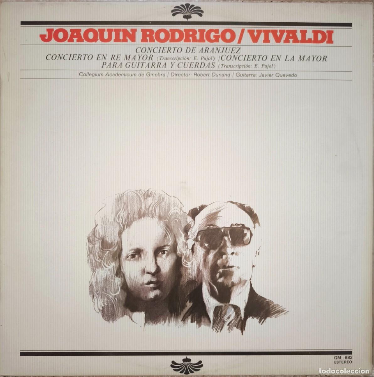 Discos de vinilo: Joaqu&iacute;n Rodrigo - Vivaldi: Concierto de Aranjuez / Concierto en Re Mayor