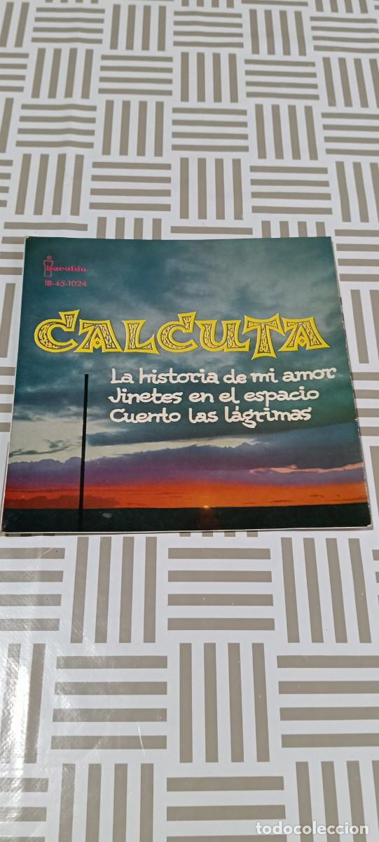 Discos de vinilo: [SOLO FUNDA / CAR&Aacute;TULA] Funda car&aacute;tula disco vinilo EP Calcuta Iberofon IB-45-1024 (1961)