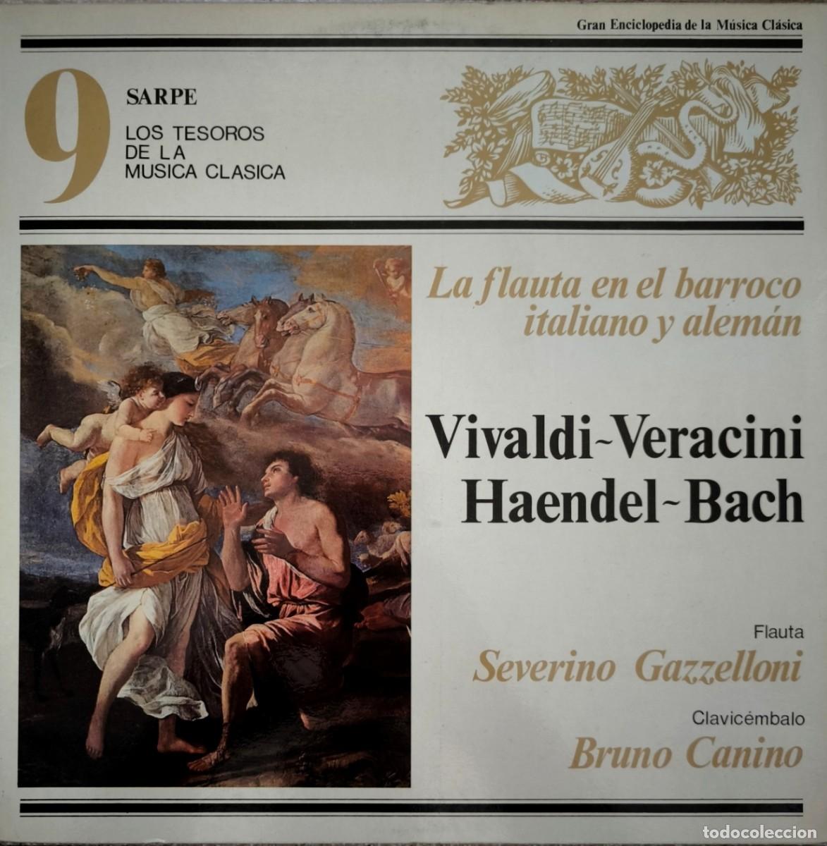 Discos de vinilo: La Flauta en el Barroco Italiano y Alem&aacute;n - Vivaldi, Veracini, Haendel, Bach