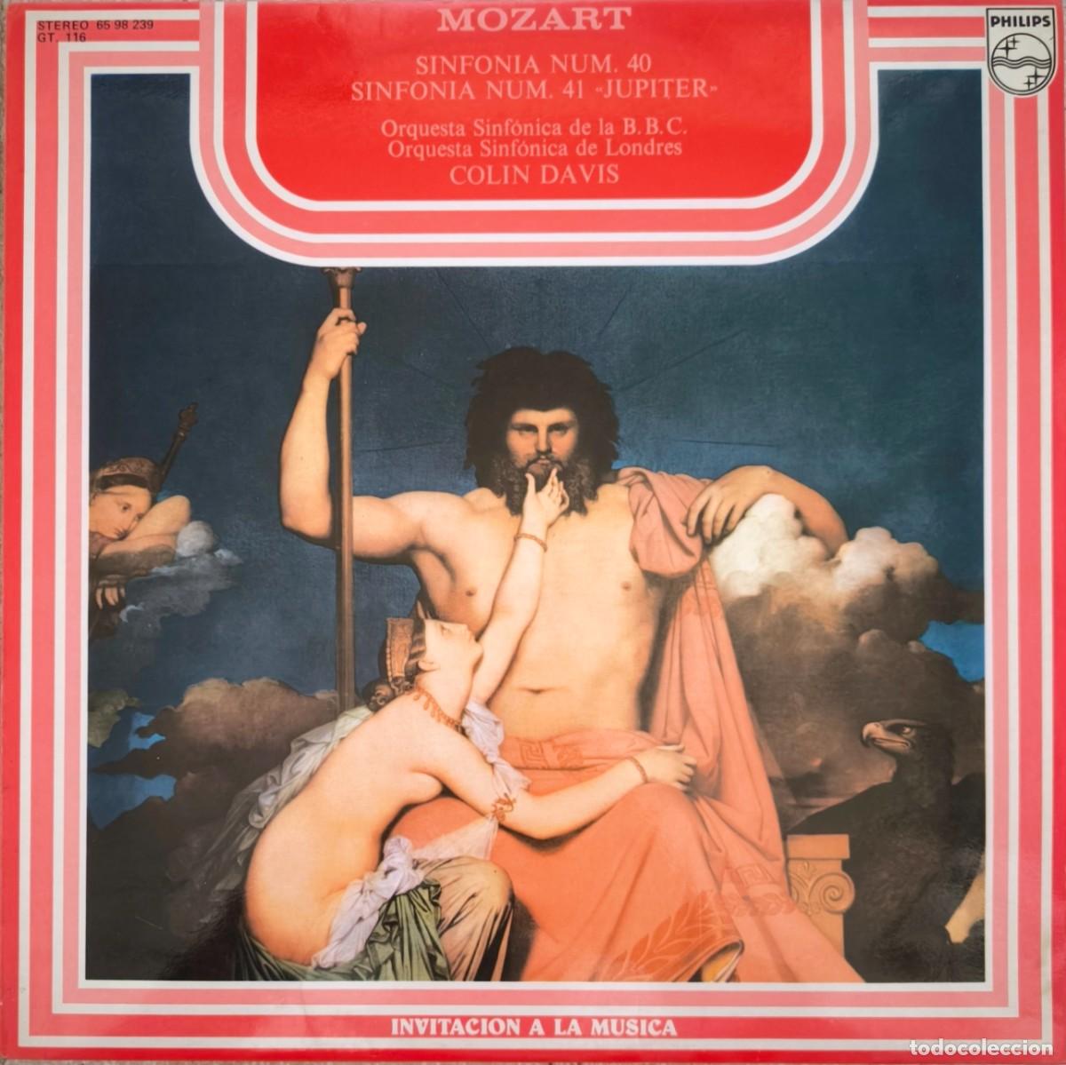 Discos de vinilo: Mozart: Sinfon&iacute;a No. 40 / Sinfon&iacute;a No. 41 &rdquo;Jupiter&rdquo;