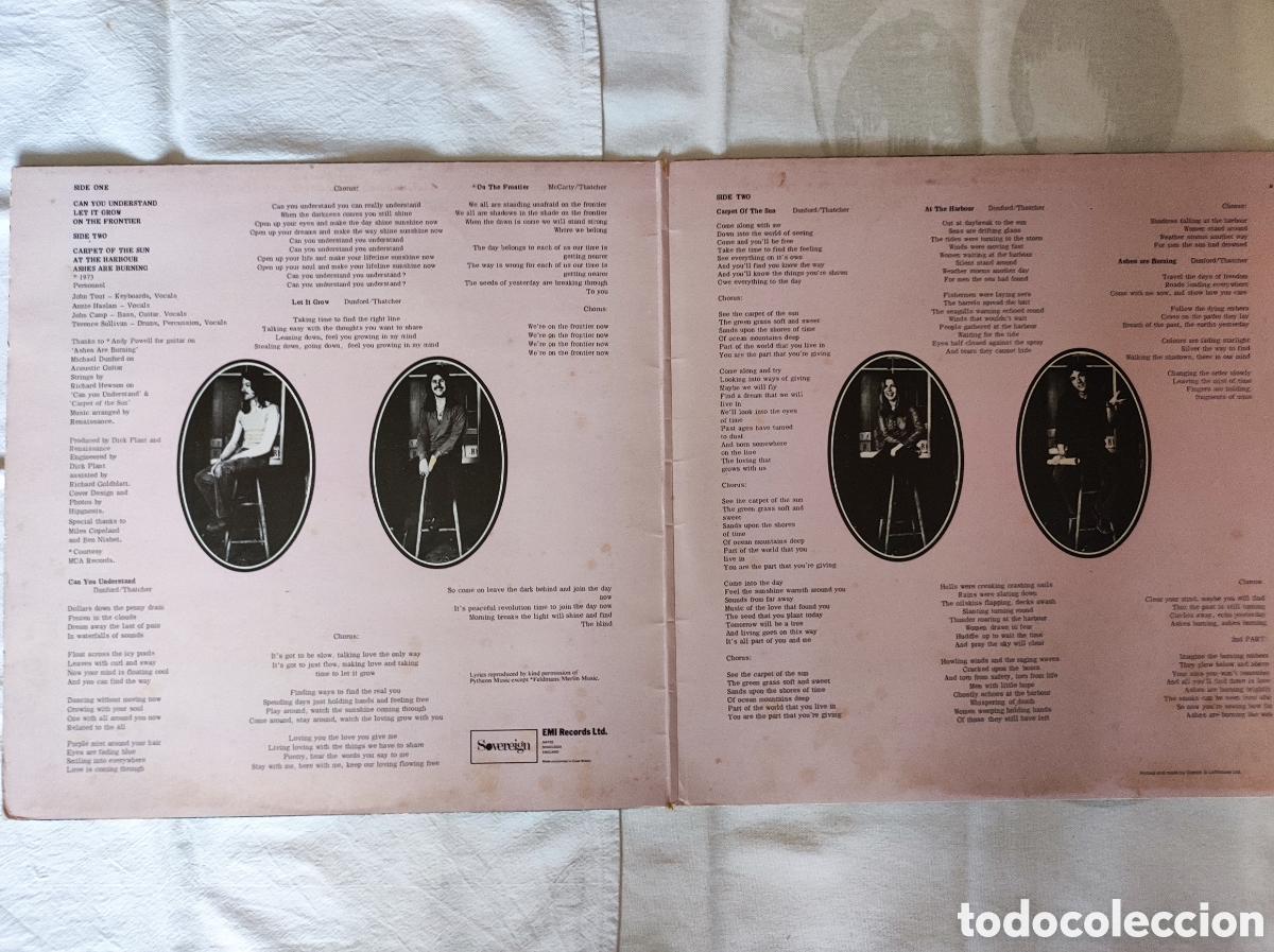 Discos de vinilo: REINASSANCE - ASHES ARE BURNING - Foto 3
