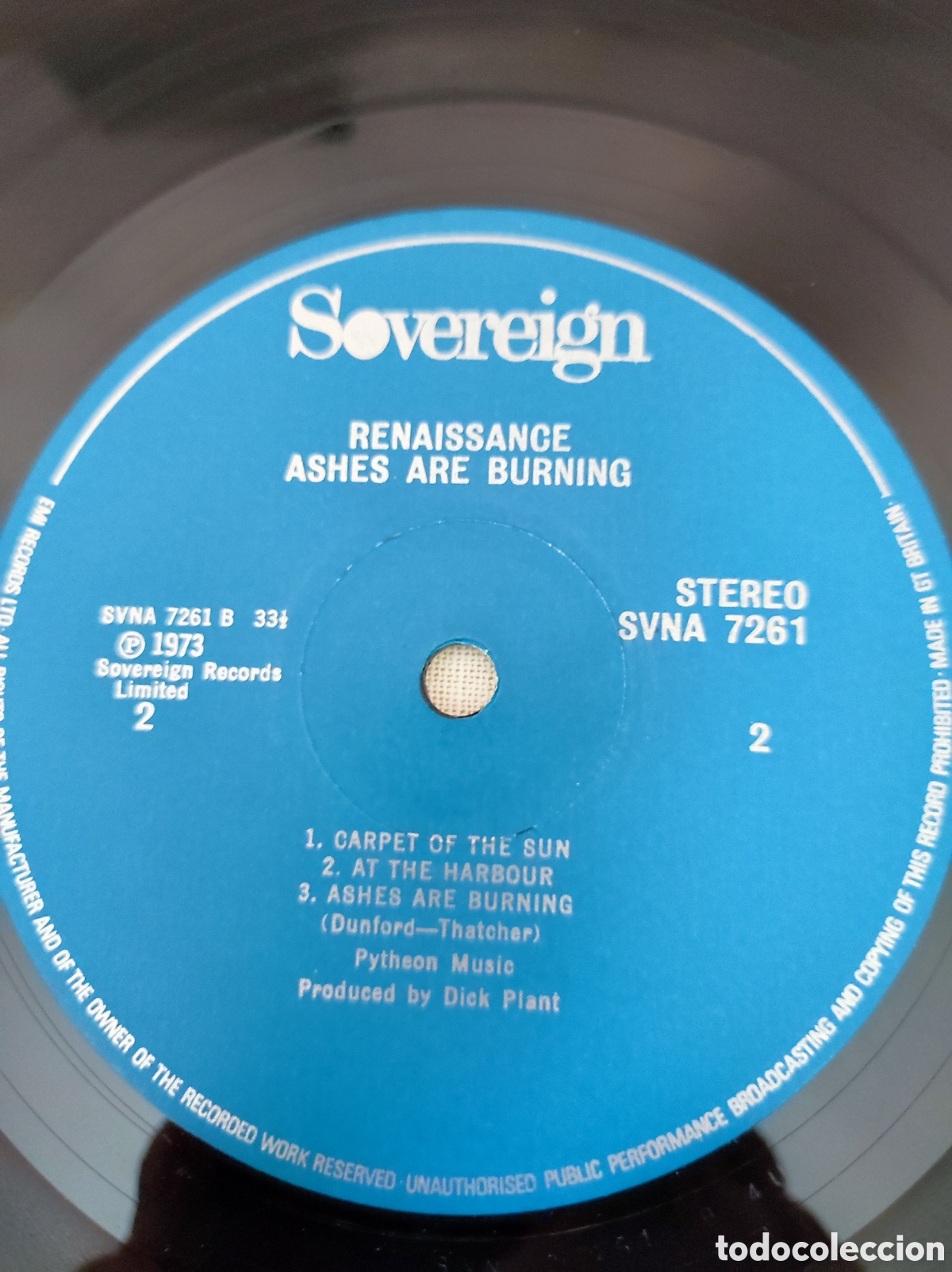 Discos de vinilo: REINASSANCE - ASHES ARE BURNING - Foto 5
