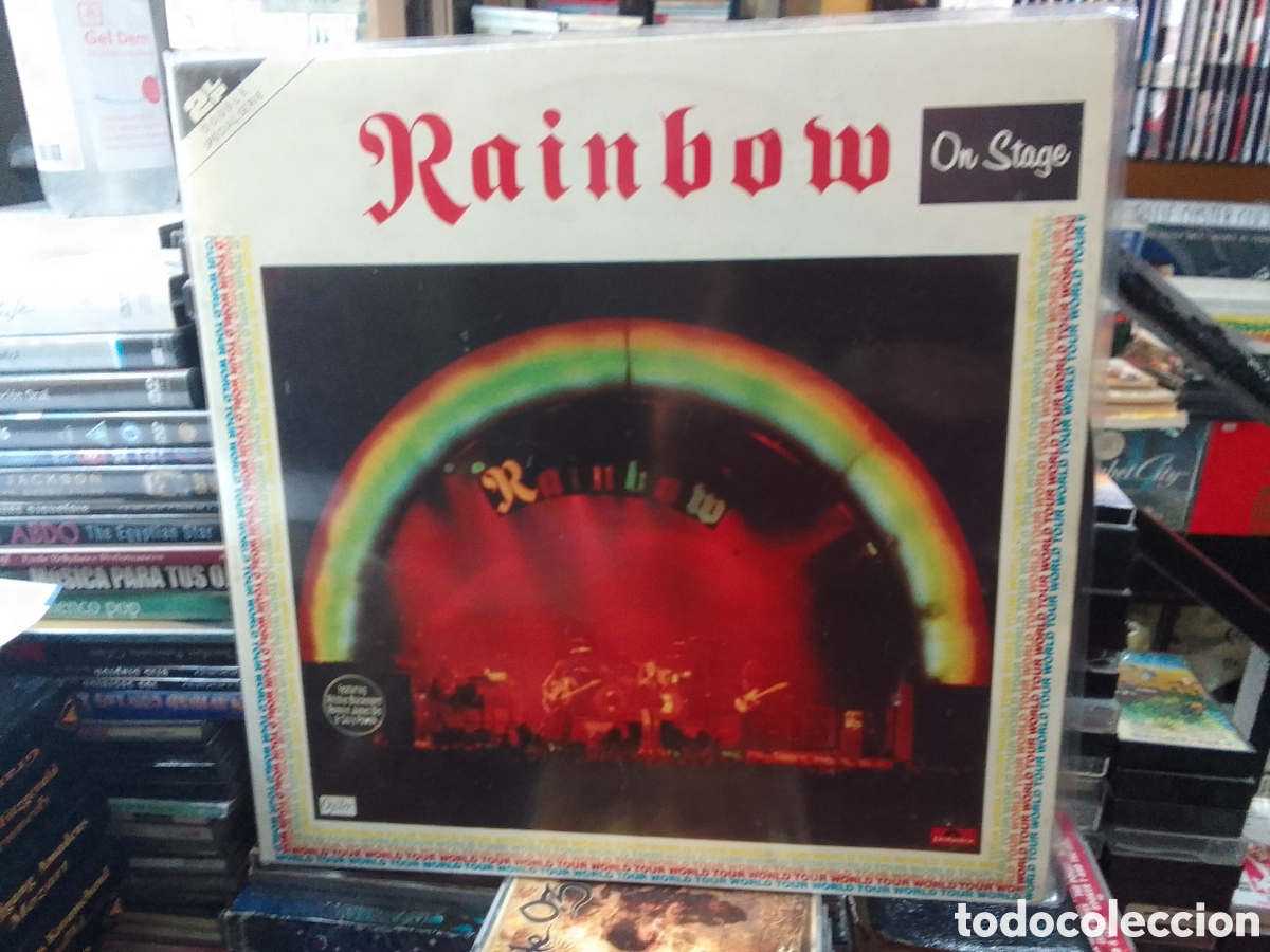 Discos de vinilo: On stage rainbow,2 lps