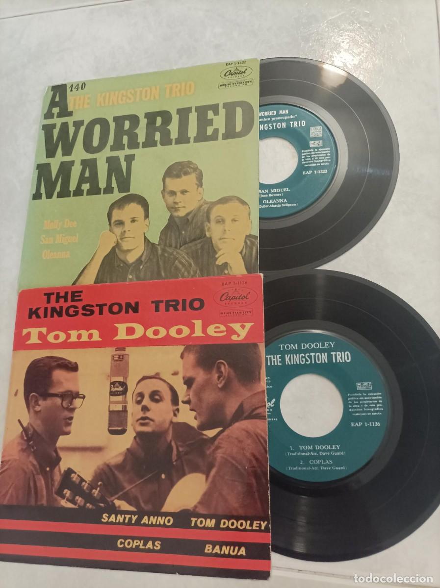 Discos de vinilo: The Kingston Trio lote eps