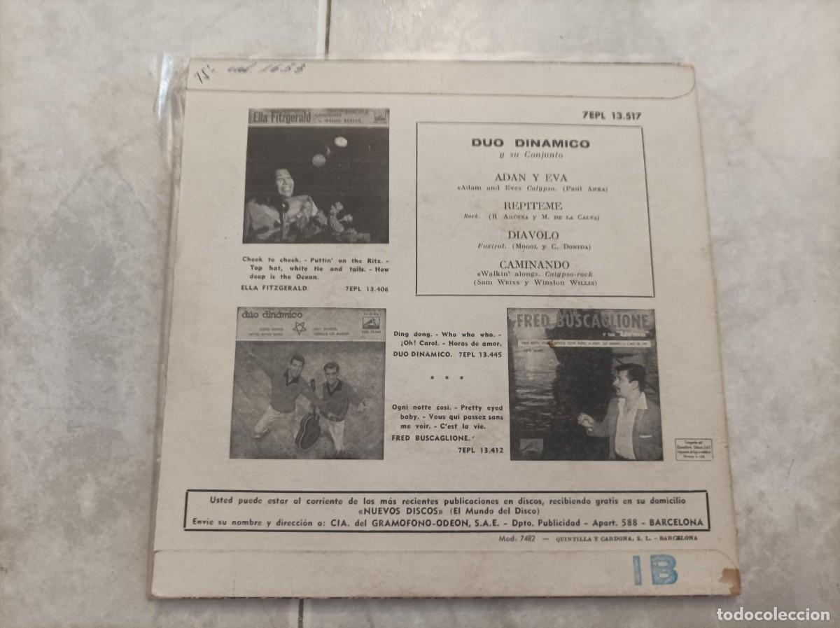 Discos de vinilo: Duo Dinamico ep ,Adan y Eva - Foto 2