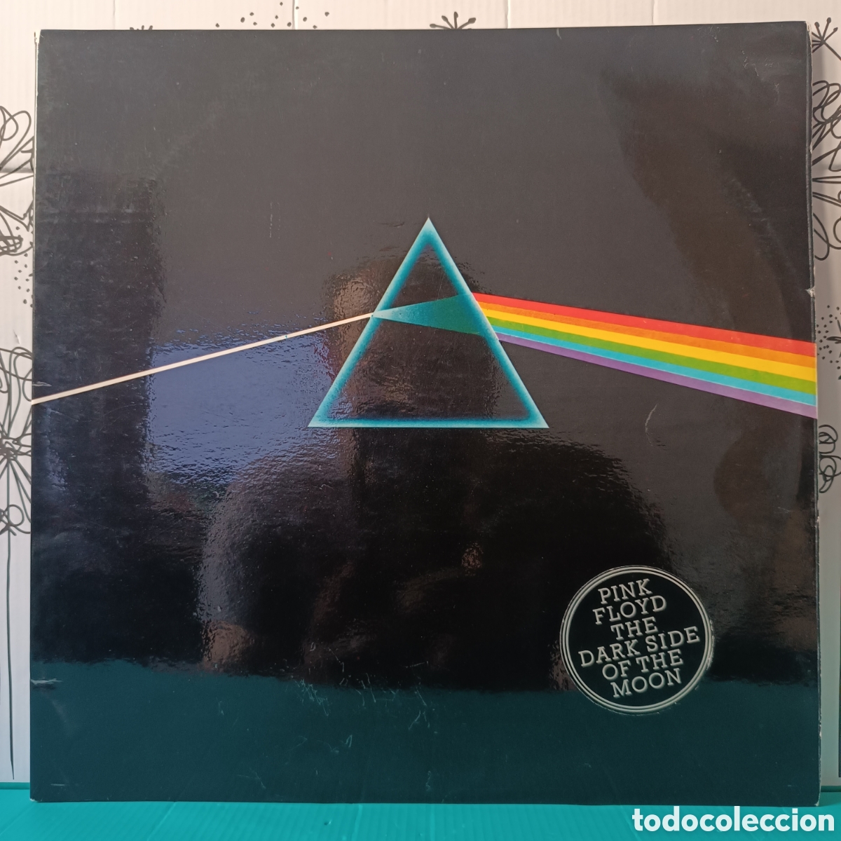 Discos de vinilo: PINK FLOYD. DARK SIDE OF THE MOON. LP. 1973. GATEFOLD. HARVEST. VERSION ESPA&Ntilde;OLA.