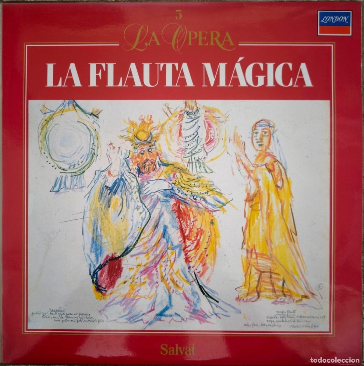Discos de vinilo: La &Oacute;pera 5: La Flauta M&aacute;gica - Mozart