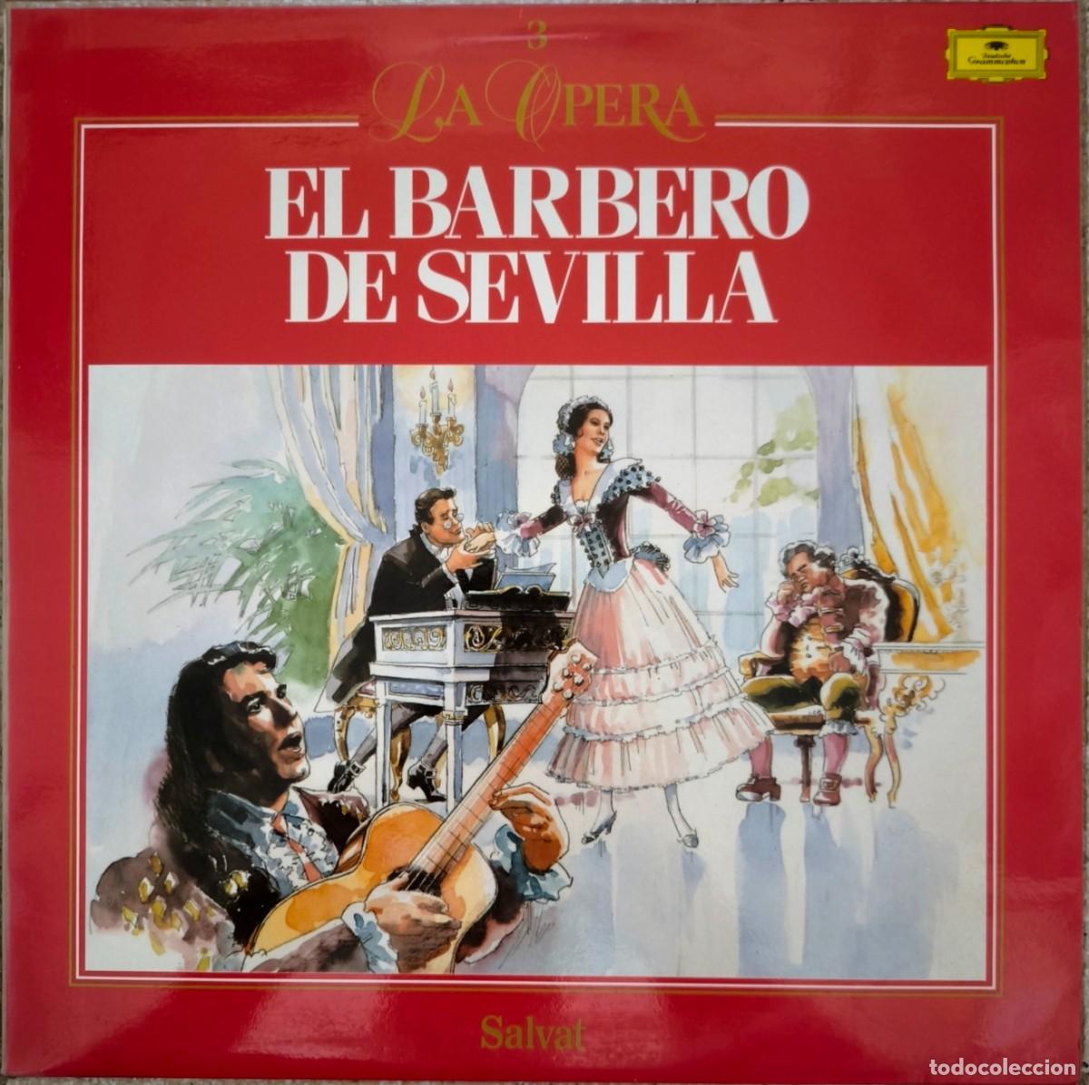 Discos de vinilo: La &Oacute;pera 3: El Barbero de Sevilla - Rossini