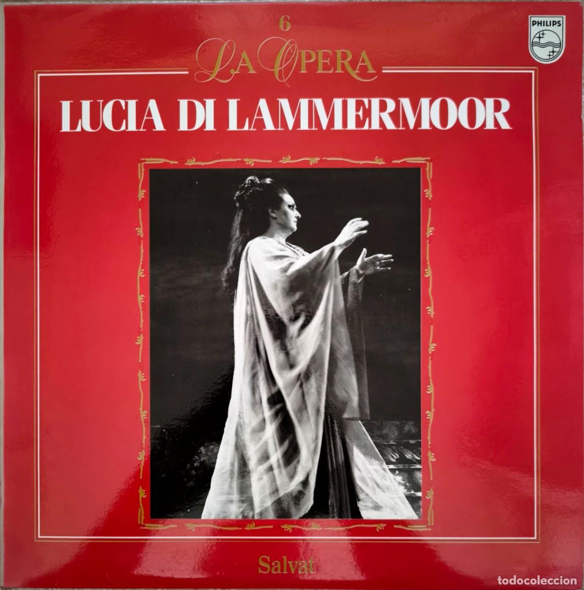 Discos de vinilo: La &Oacute;pera 6: Lucia di Lammermoor - Donizetti