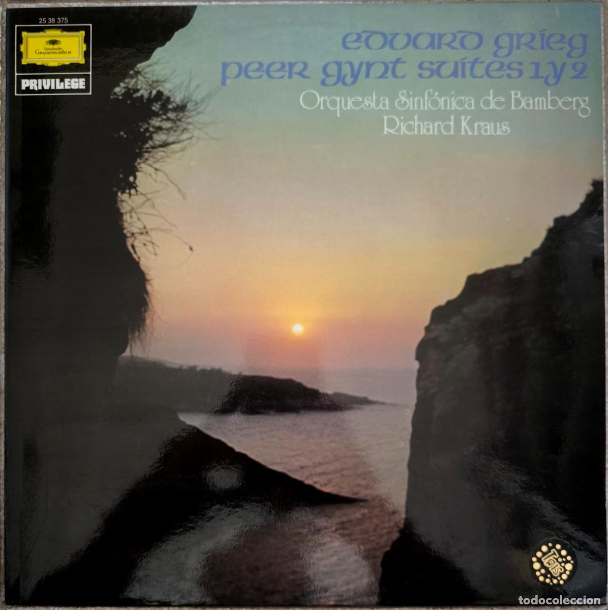 Discos de vinilo: Edward Grieg: Peer Gynt Suites 1 y 2