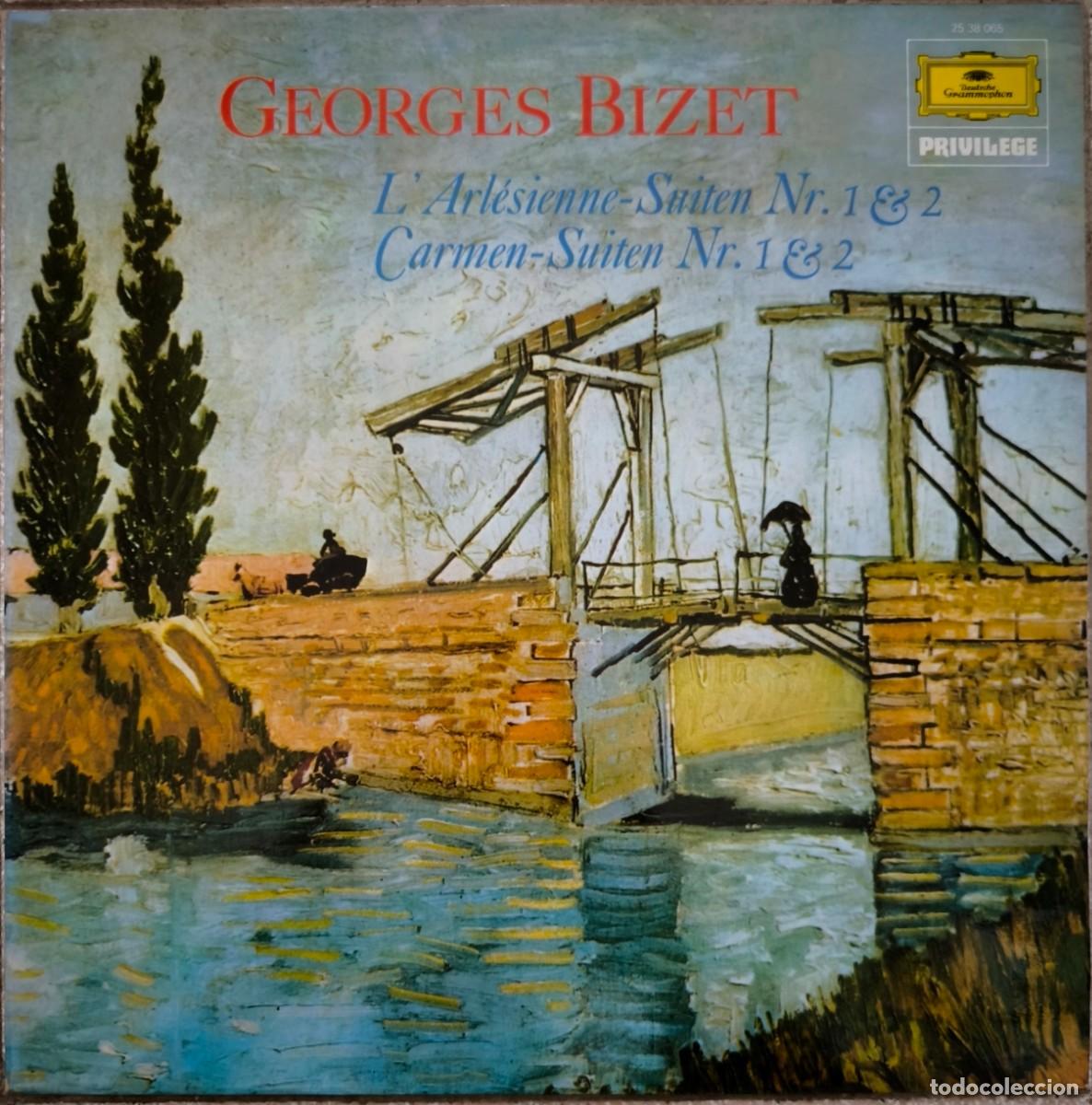 Discos de vinilo: Bizet: L'arl&eacute;sienne-Suiten Nr. 1 y 2 / Carmen-Suiten Nr. 1 y 2