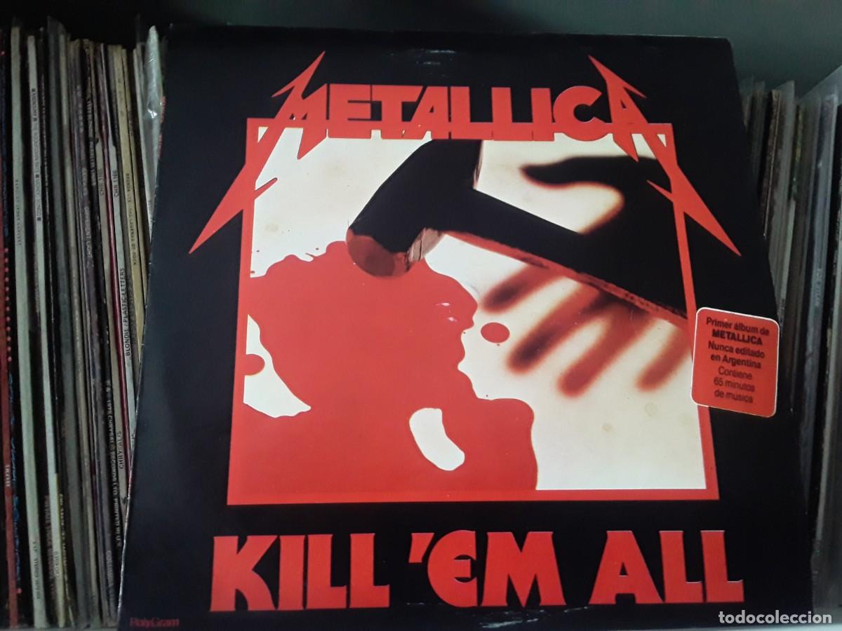 Discos de vinilo: Metallica - Kill 'Em All (LP, Album) edic. argentina 1989