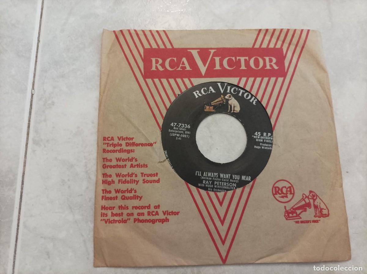 Discos de vinilo: Ray Peterson single original USA
