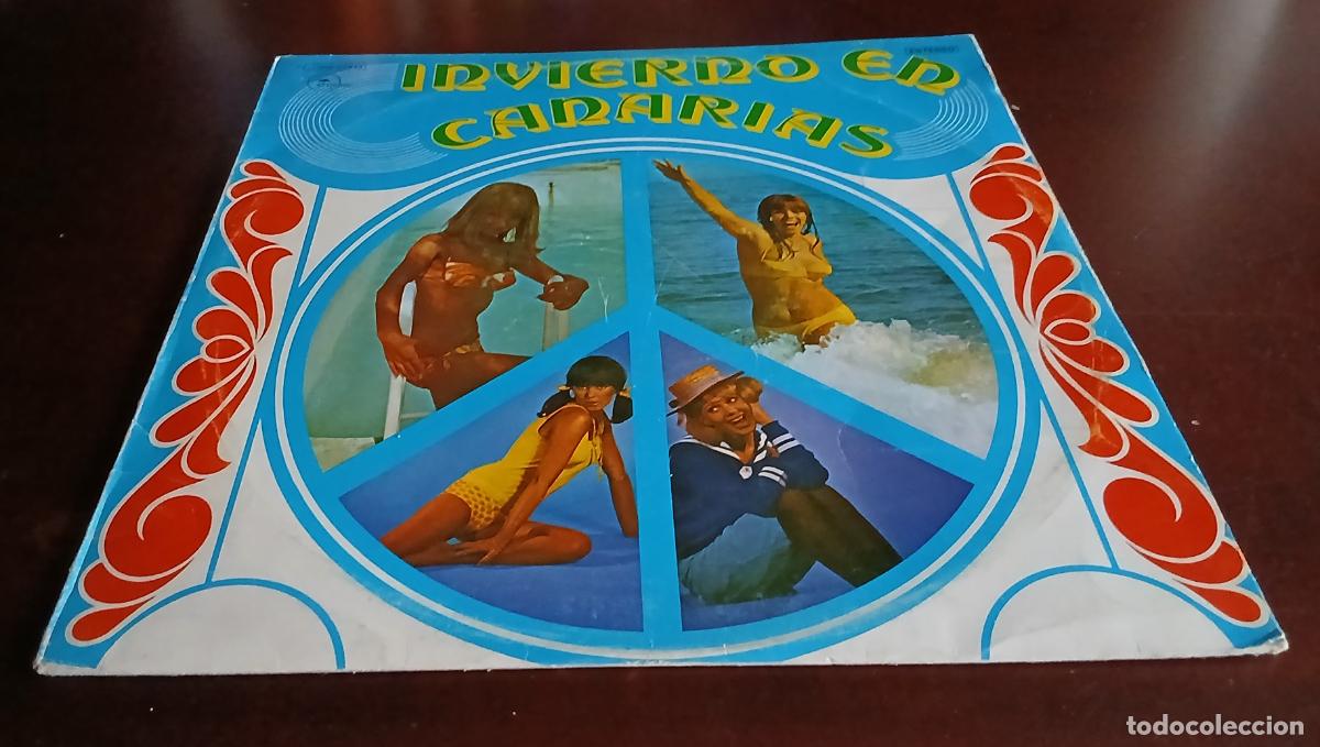 Discos de vinilo: INVIERNO EN CANARIAS - LP - 1971 - LOS DIABLOS - LOS AMAYA - ETC