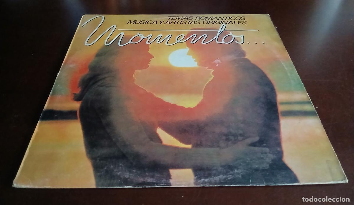 Discos de vinilo: MOMENTOS - TEMAS ROMANTICOS MUSICA Y ARTISTAS ORIGINALES - LP - 1980 - VENEZUELA