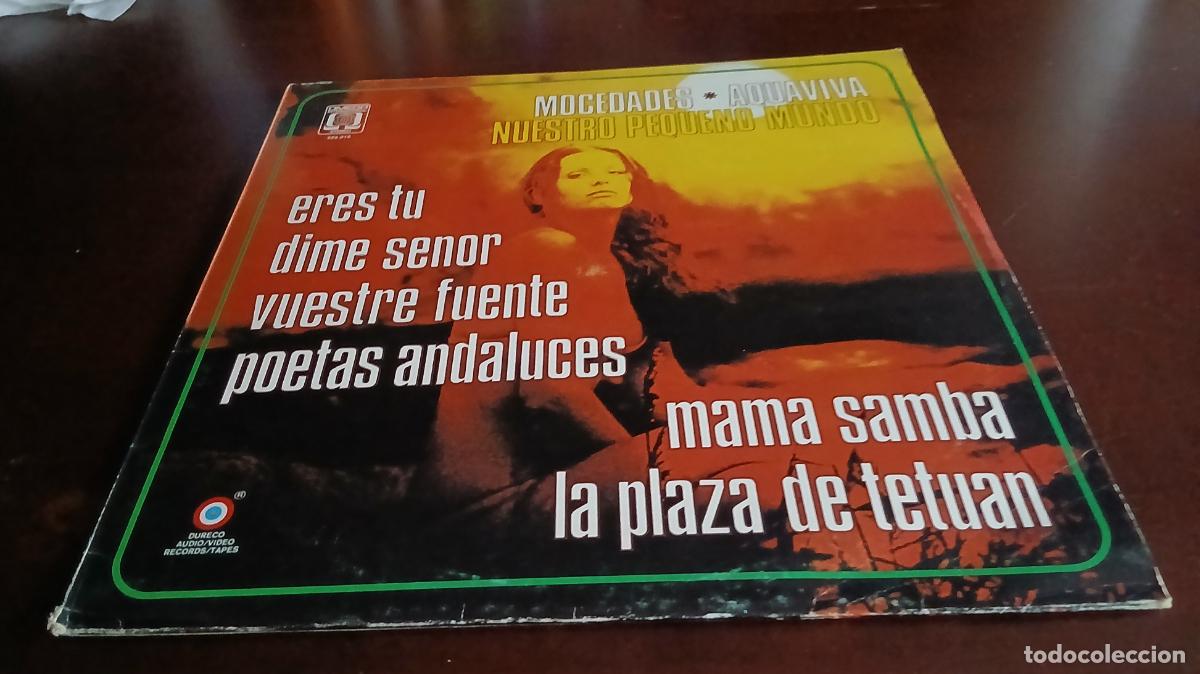 Discos de vinilo: MOCEDADES - AGUAVIVA - NUESTRO PEQUE&Ntilde;O MUNDO - LP - 1972