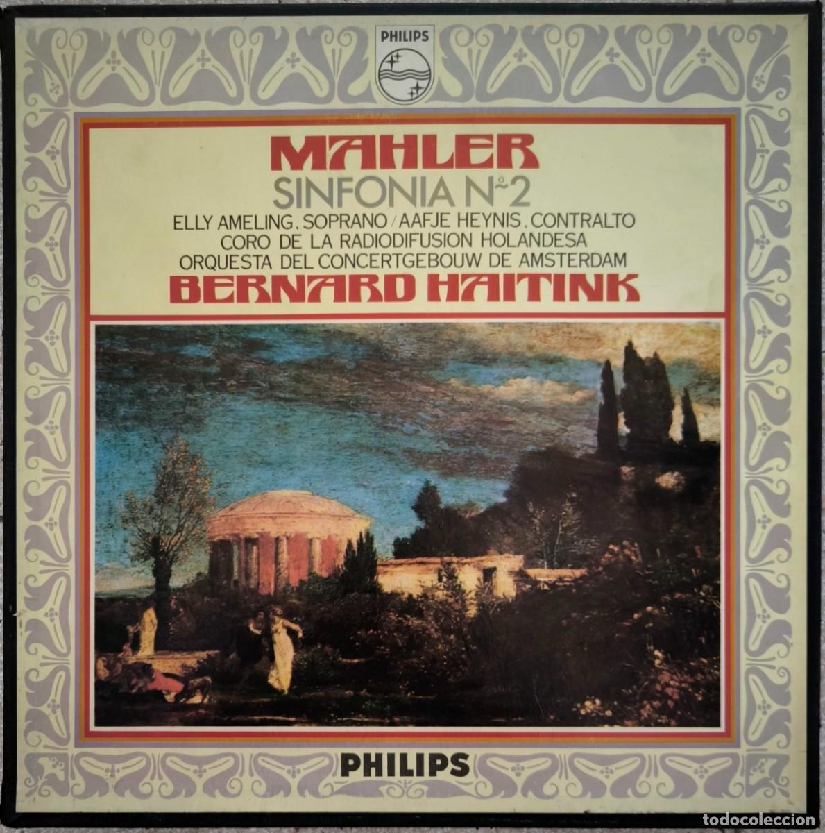 Discos de vinilo: Mahler: Sinfon&iacute;a N&ordm;2 - Bernard Haitink (2xLP BOX)