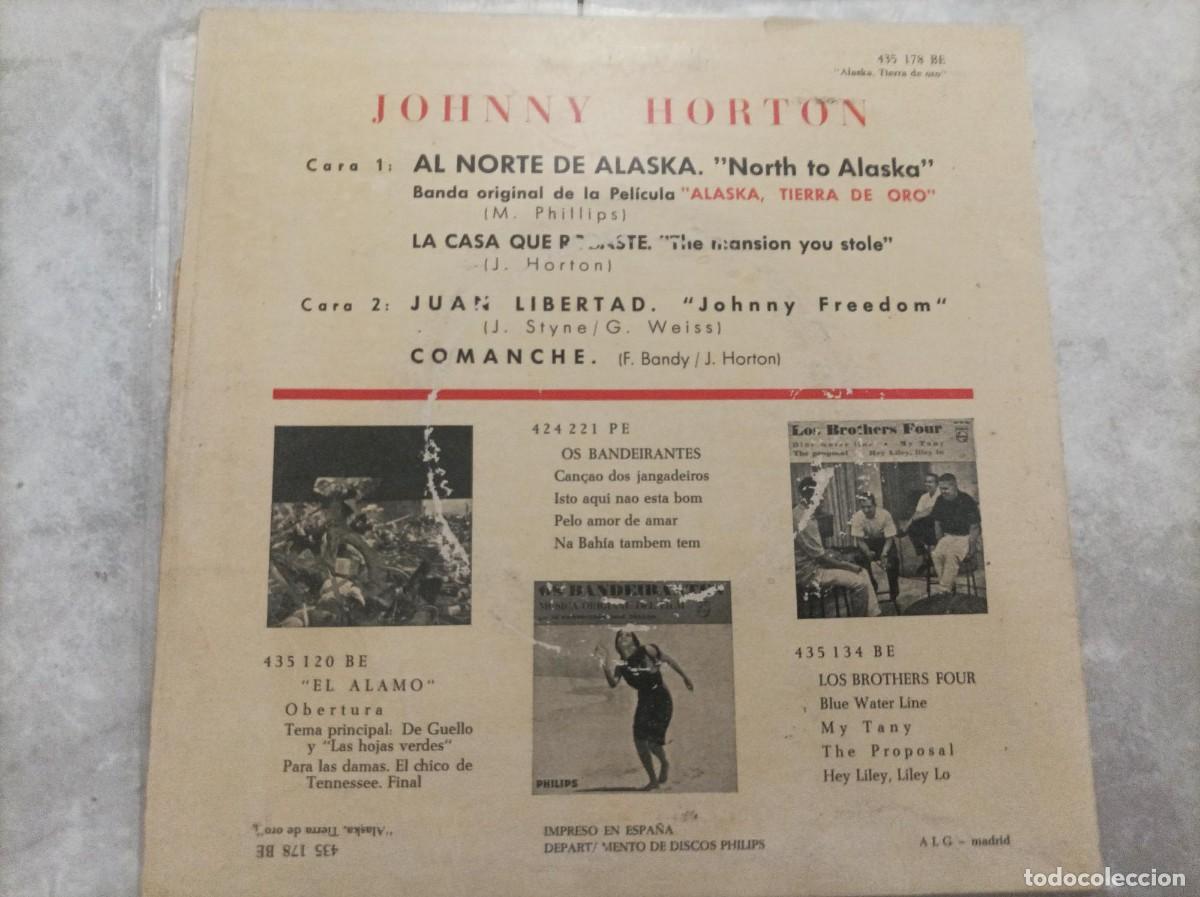 Discos de vinilo: Johnny Horton ep original - Foto 2
