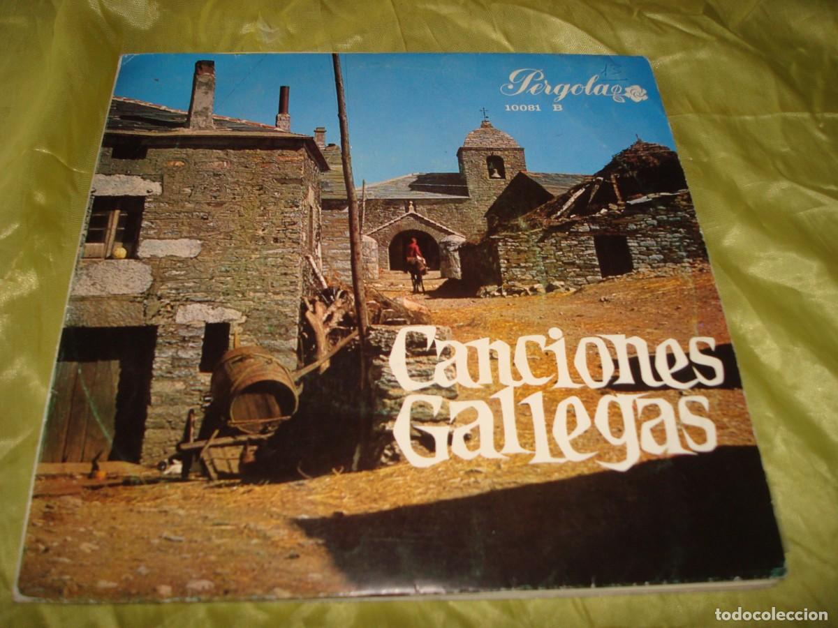 Discos de vinilo: CANCIONES GALLEGAS. FOLIADA DE NOYA .EP. PERGOLA, 1967. CIRCULO INTERNACIONAL