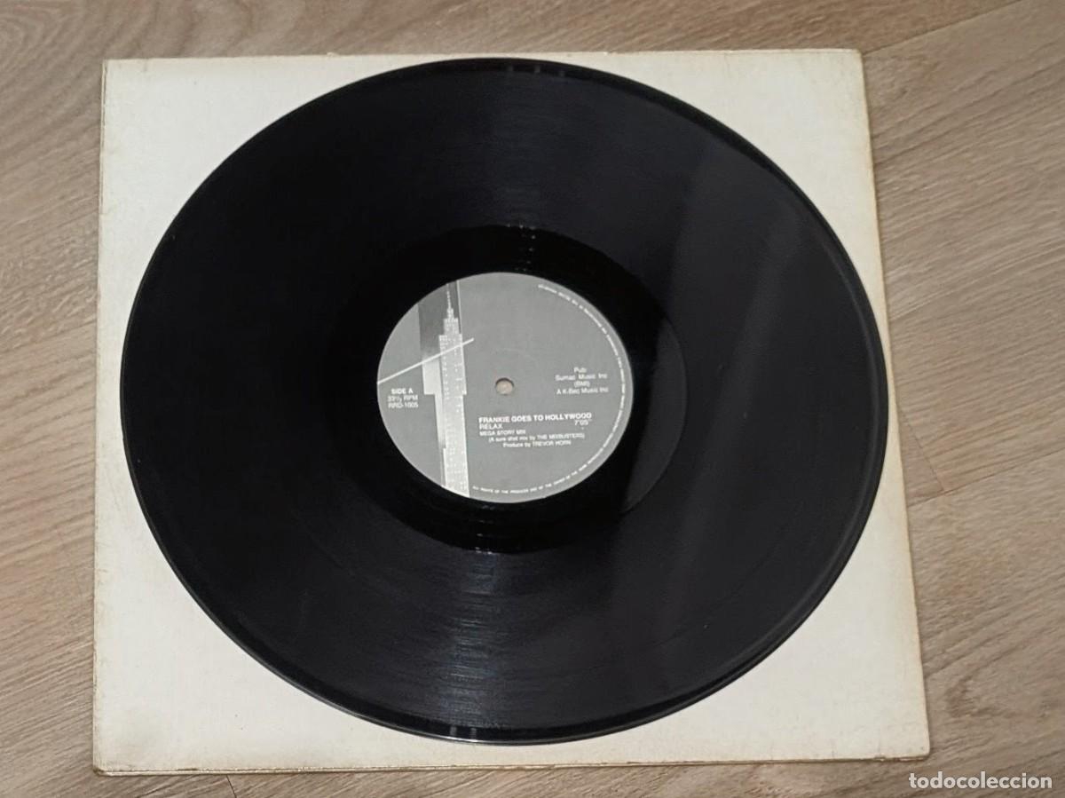 Discos de vinilo: FRANKIE GOES TO HOLLYWOOD - RELAX MEGA STORY MIX + STING - AN ENGLISHMAN IN NEW YORK..MAXI ..IMPORT