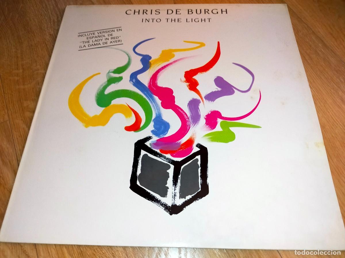 Discos de vinilo: CHRIS DE BURGH-INTO THE LIGHT-CONTIENE ENCARTE-ORIGINAL ESPA&Ntilde;OL 1986